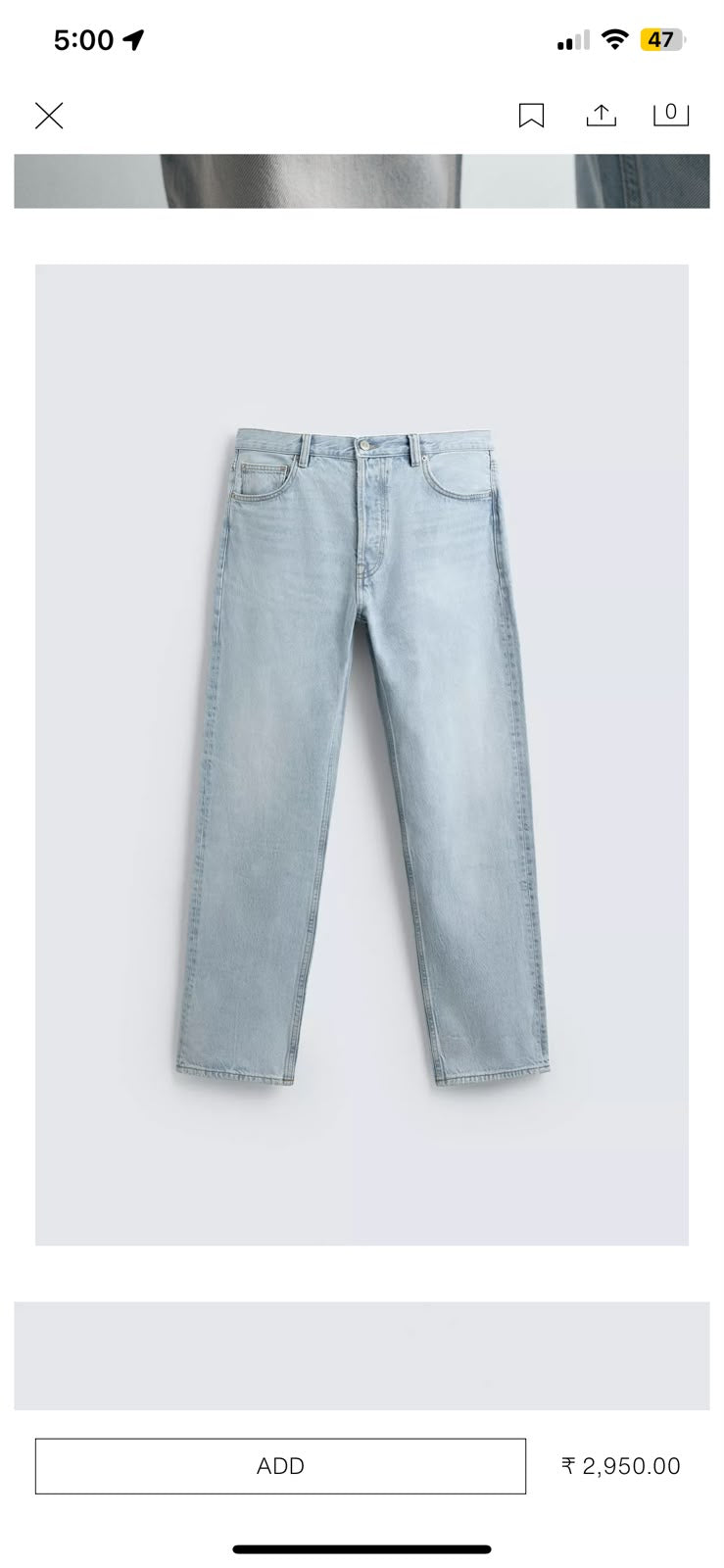 Zara jeans